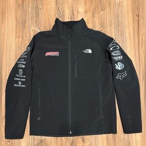 The North Face Black Performance Jacket with Motosport Industry Logos